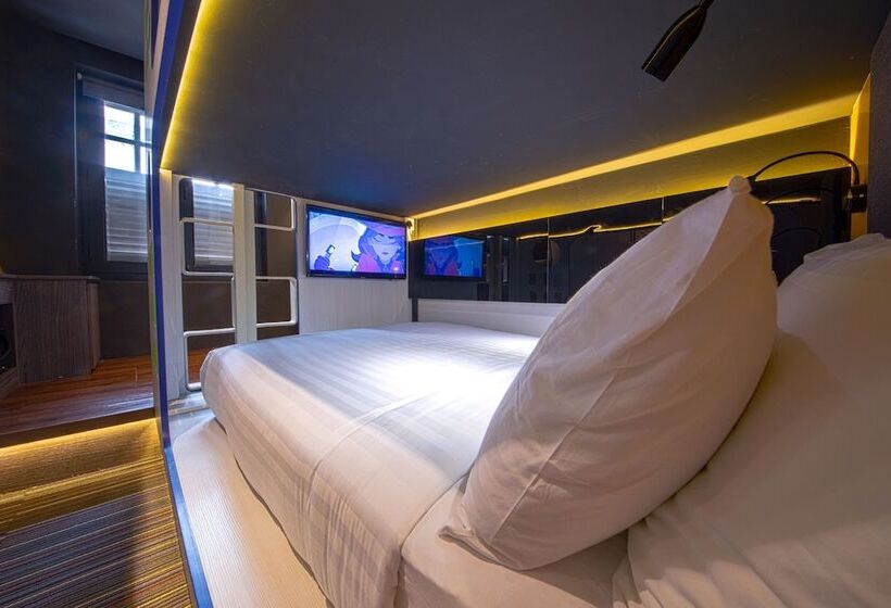 اتاق لوکس, Cube Family Boutique Capsule Hotel At Chinatown
