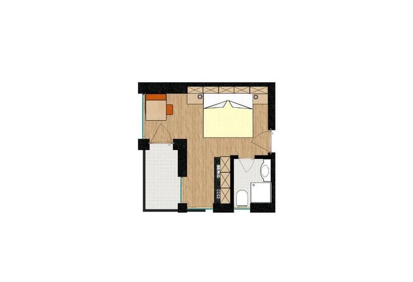Студио Стандарт с Балконом, Appartamenti Vilin