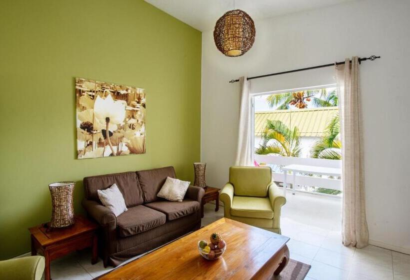 آپارتمان 1 خوابه با چشم‌انداز باغ, Colibri Beach Villas