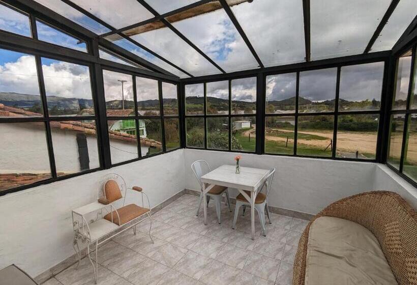 Habitación Estándar con Terraza, Posada Cafe La Huerta
