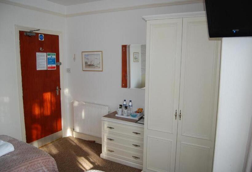 اتاق اساندارد با چشم‌انداز جانبی به دریا, Tregenna Guest House