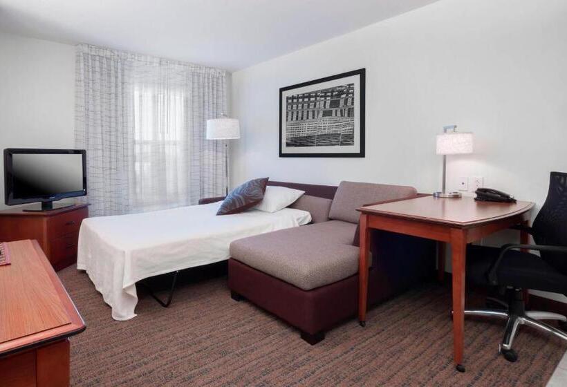 带大床的标准工作室, Residence Inn By Marriott San Antonio North Stone Oak