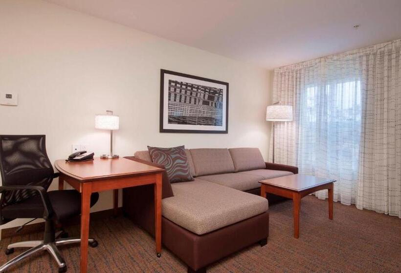 带大床的标准工作室, Residence Inn By Marriott San Antonio North Stone Oak