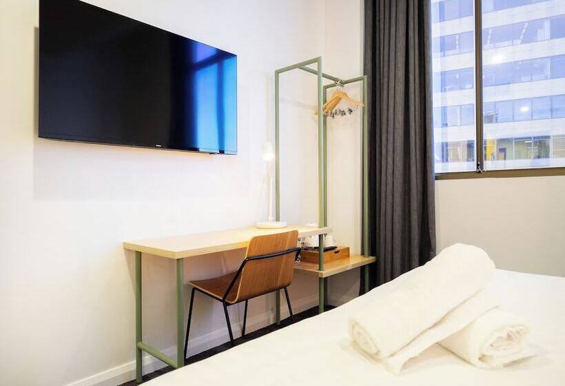 스탠다드 룸 킹사이즈 침대, Yha Sydney Central