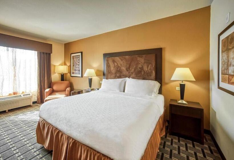 מיטת קינג בסוויטה, Holiday Inn Express Suites Beeville By Ihg