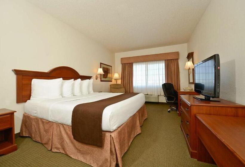 带大床的豪华间, Surestay Hotel By Best Western Blackwell