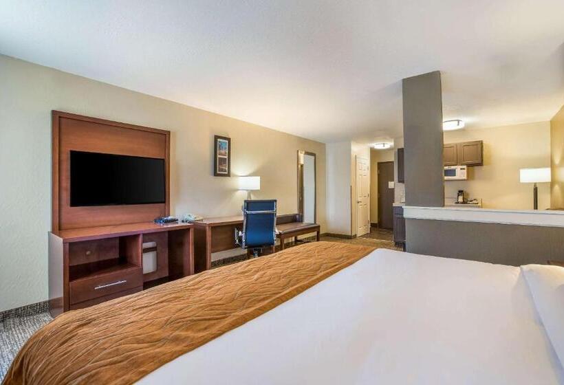 Люкс Кровать Кинг, Comfort Inn & Suites Fairborn Near Wright Patterson Afb