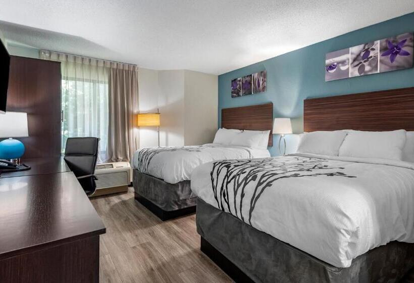 Номер Стандарт 2 Двуспальные Кровати, Sleep Inn  Salisbury I85