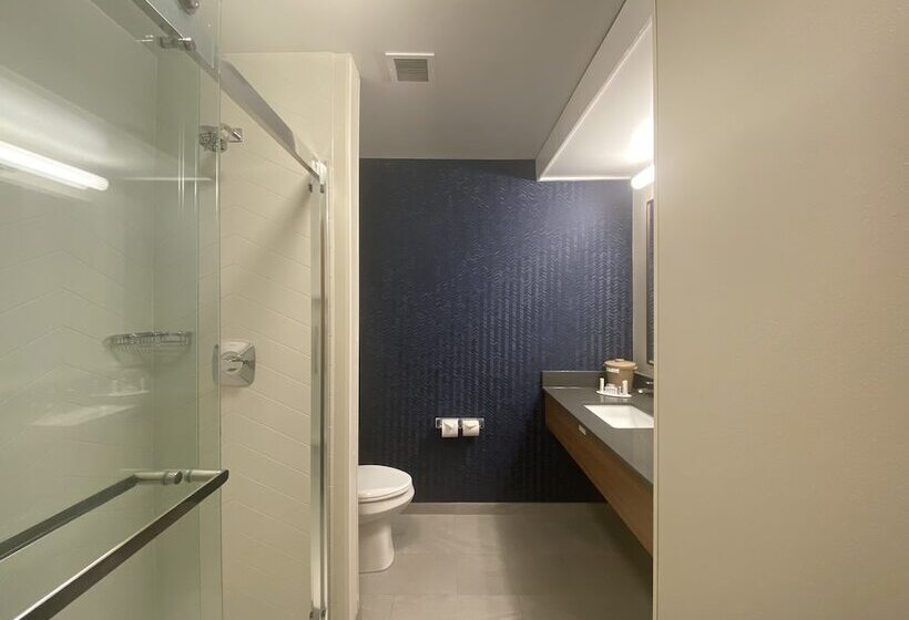 带2个双人床的标准工作室, Fairfield Inn & Suites By Marriott Saratoga Malta