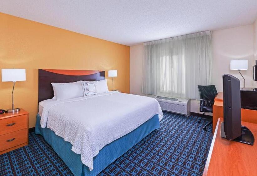 Номер Стандарт Кровать Кинг Адаптированный для Инвалидов, Fairfield Inn & Suites By Marriott Rogers
