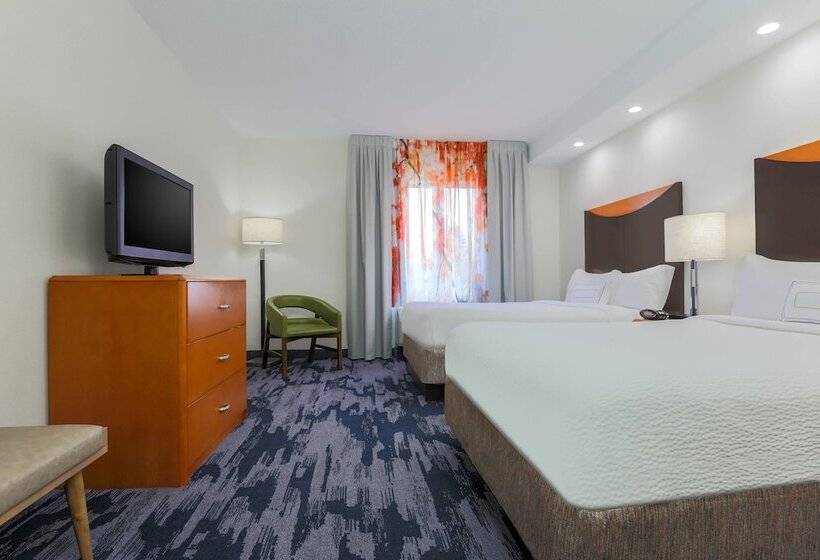 Номер Стандарт 2 Двуспальные Кровати, Fairfield Inn & Suites By Marriott Mahwah