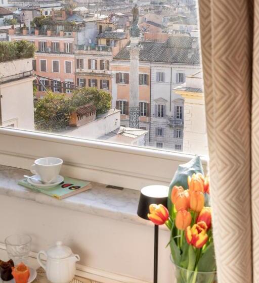 Camera Superiore con Vista, Scalinata Di Spagna