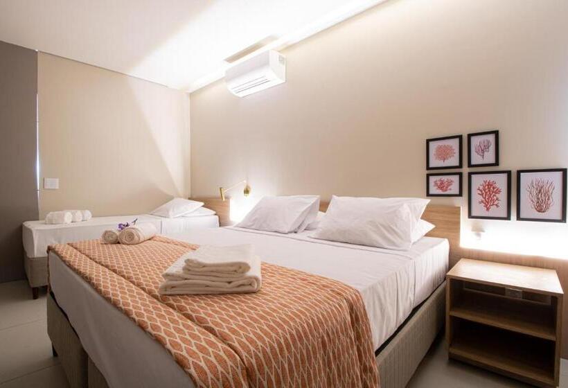 침실 1개 발코니 아파트, Ipioca Beach Resort Maceió