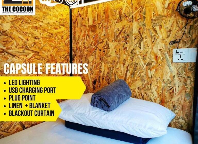 اتاق استاندارد چهارنفره با سرویس بهداشتی مشترک, The Cocoon Capsule