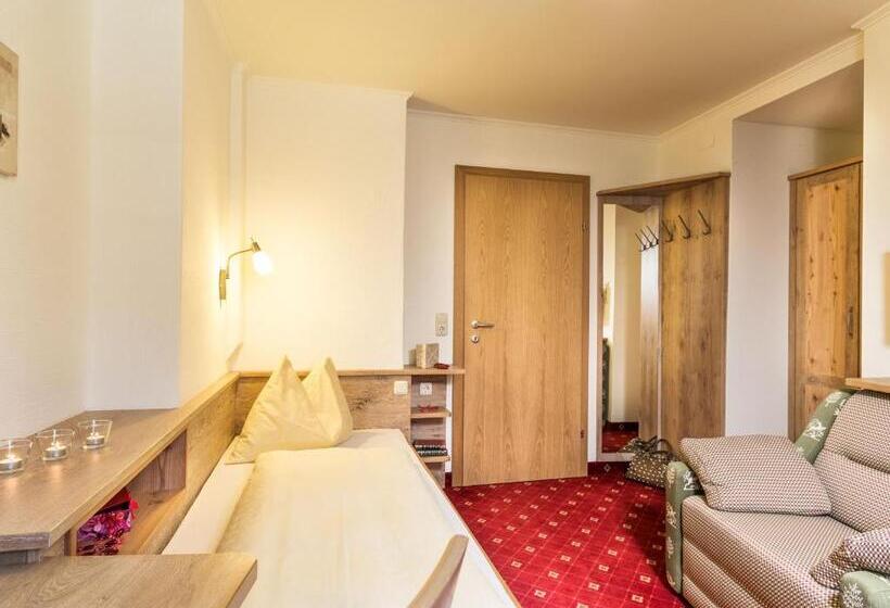 발코니 스탠다드 싱글 룸, Pension Appartements Gabriele