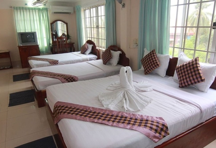 غرفة عائلية, Siem Reap Riverside