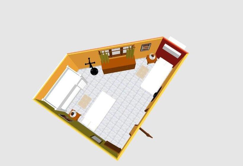 이코노미 쿼드러플룸(공용 화장실), Hostal Lo De Ramona