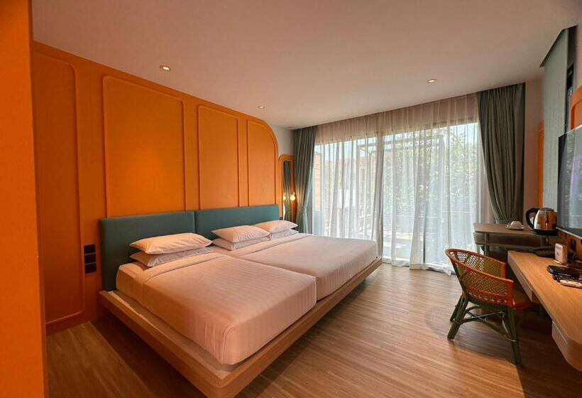 バルコニー付きデラックスルーム, Banlansuan Resort Sha Plus
