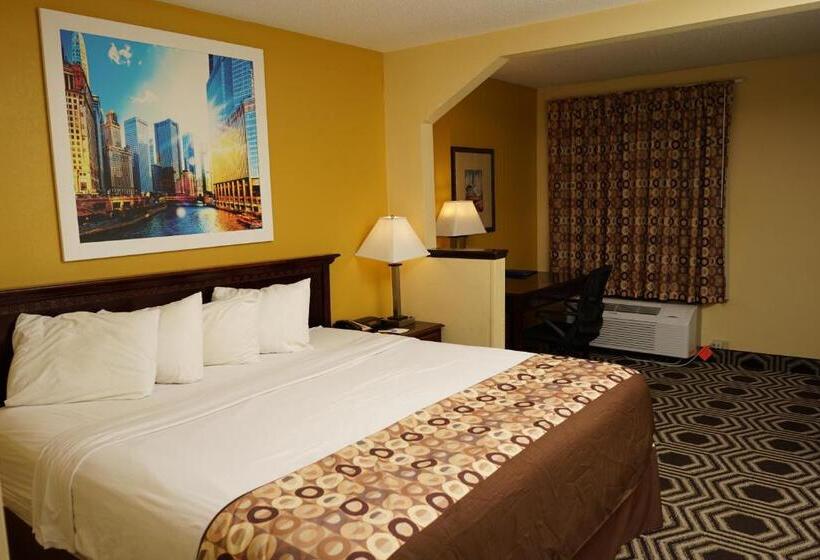 스탠다드 룸 킹사이즈 침대, Halsted Inn And Suites Harvey   Chicago Southland