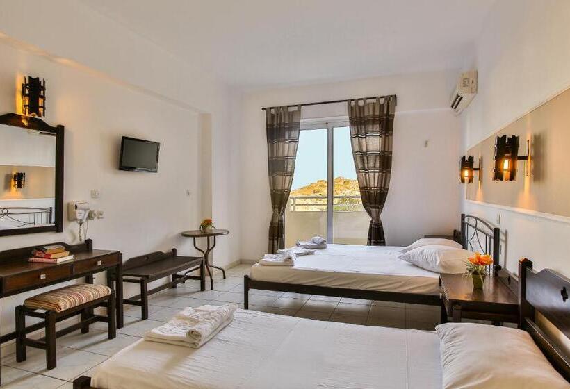 اتاق استاندارد سه تخته با چشم‌انداز باغ, Hillside Studios & Apartments
