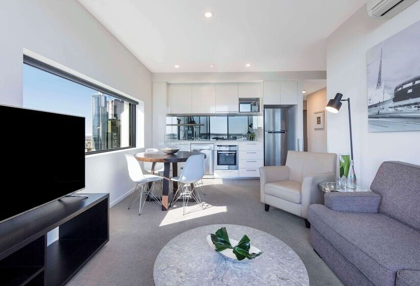 2 베드룸 이그제큐티브 아파트, Oaks Melbourne On William Suites