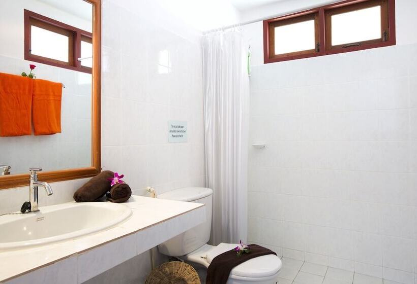 바다 전망 스탠다드 방갈로, The Cosy Maenam Beach Resort