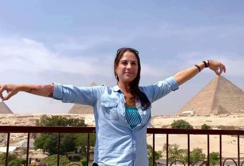 اتاق استاندارد یک تخته با چشم‌انداز, Pyramids View Inn