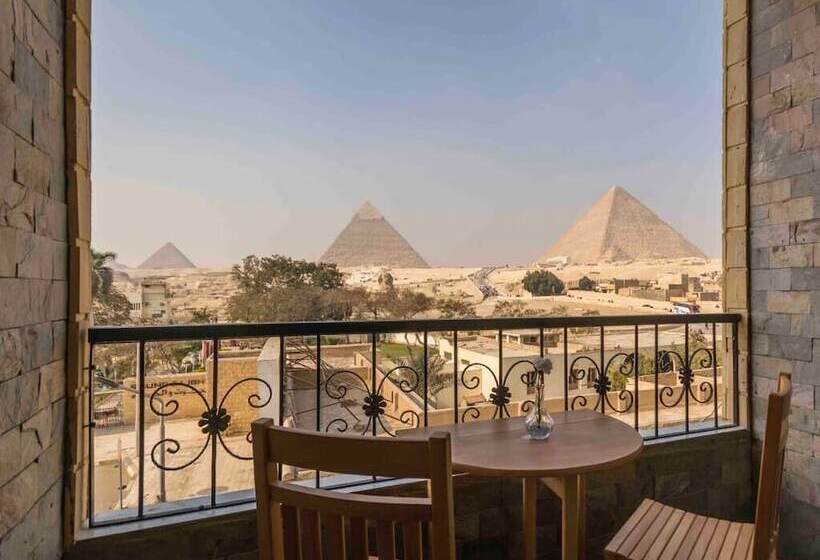 اتاق استاندارد یک تخته با چشم‌انداز, Pyramids View Inn