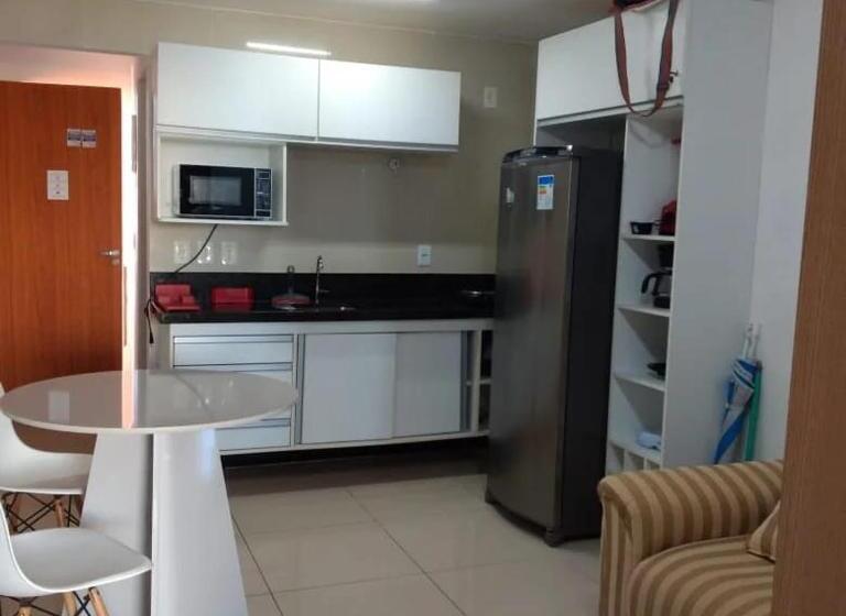 Апартаменты 1 Спальня с Балконом, Praia Dos Carneiros Flat Hotel Lindo Apto 302