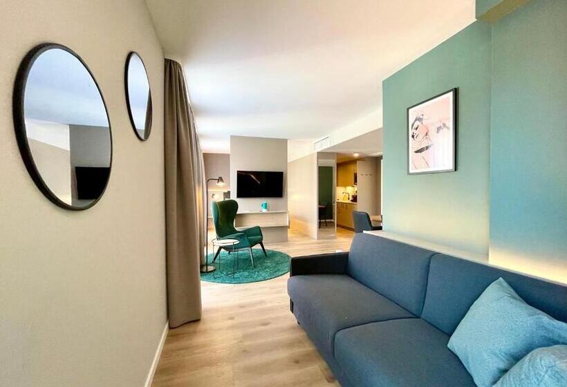 テラス付き１ベッドルームアパートメント, Zeitwohnhaus Suite Hotel & Serviced Apartments