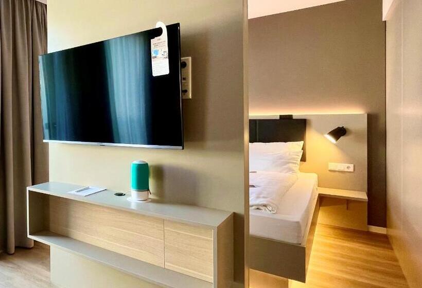 テラス付き１ベッドルームアパートメント, Zeitwohnhaus Suite Hotel & Serviced Apartments