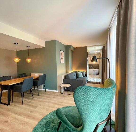 テラス付き１ベッドルームアパートメント, Zeitwohnhaus Suite Hotel & Serviced Apartments