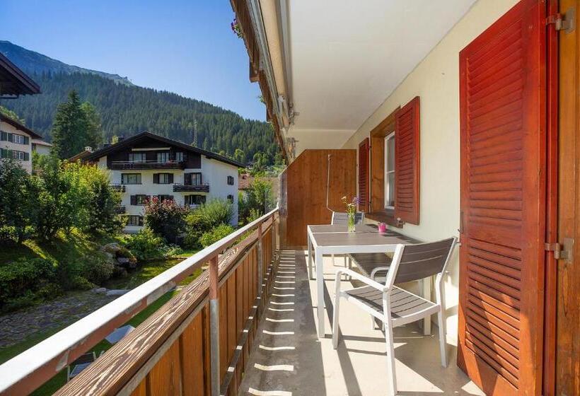 Апартаменты 3 Спальни, Sportlodge Klosters