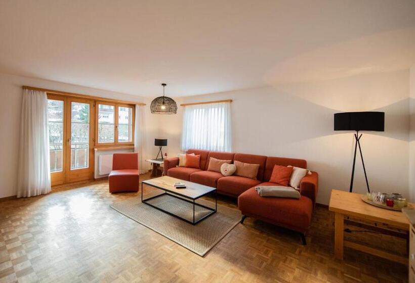 带2个卧室的公寓, Sportlodge Klosters