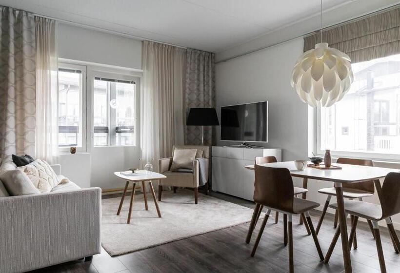 آپارتمان 1 خوابه با بالکن, Vuokatti Suites Apartments