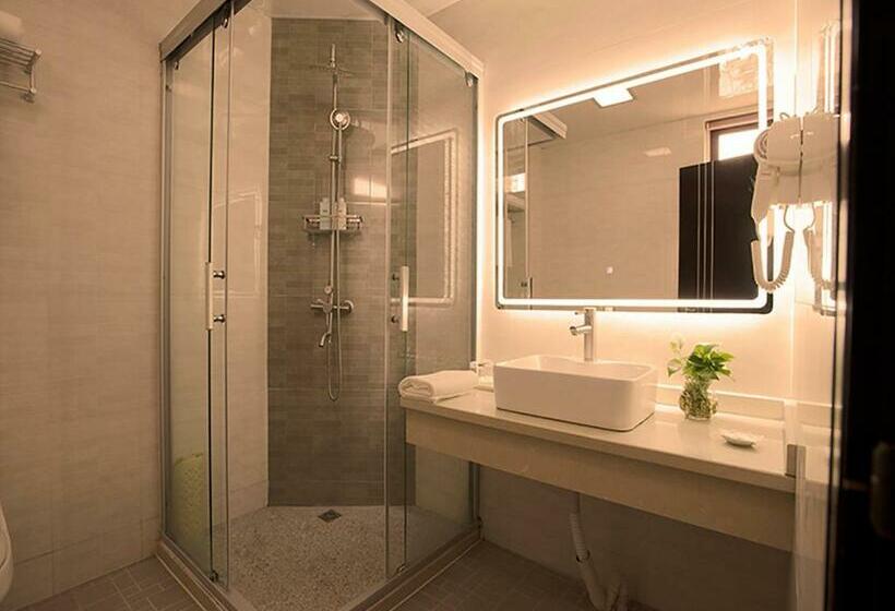 디럭스 룸, Shanghai Joyful Star Hotel Free Shuttle Bus To Pudong Airport And Disney