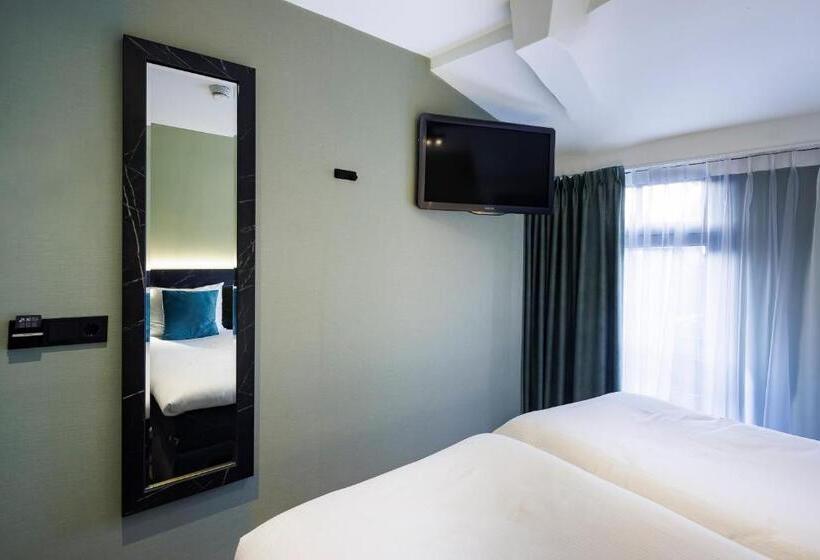 Quarto Estandar Banheiro Compartilhado, Ciao Papa Hotel Amsterdam Central Station