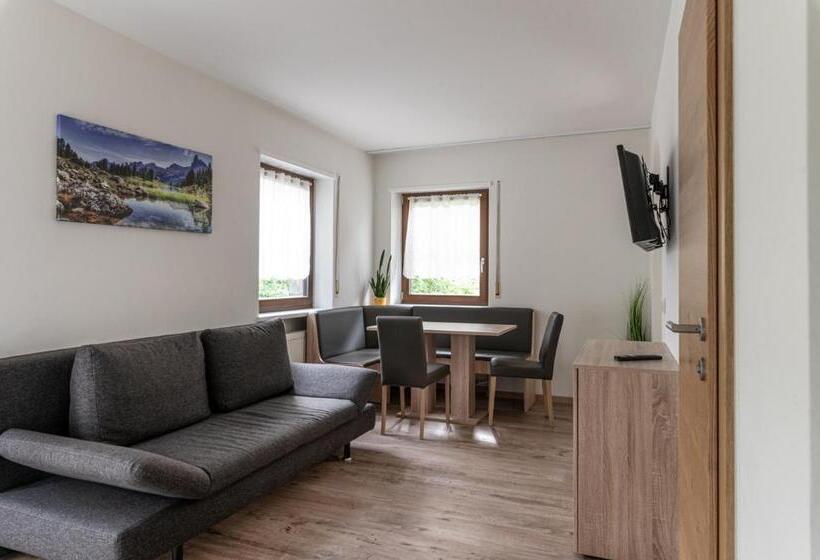 Апартаменты 1 Спальня с Балконом, Gasthof Residence Brugghof & Erlhof