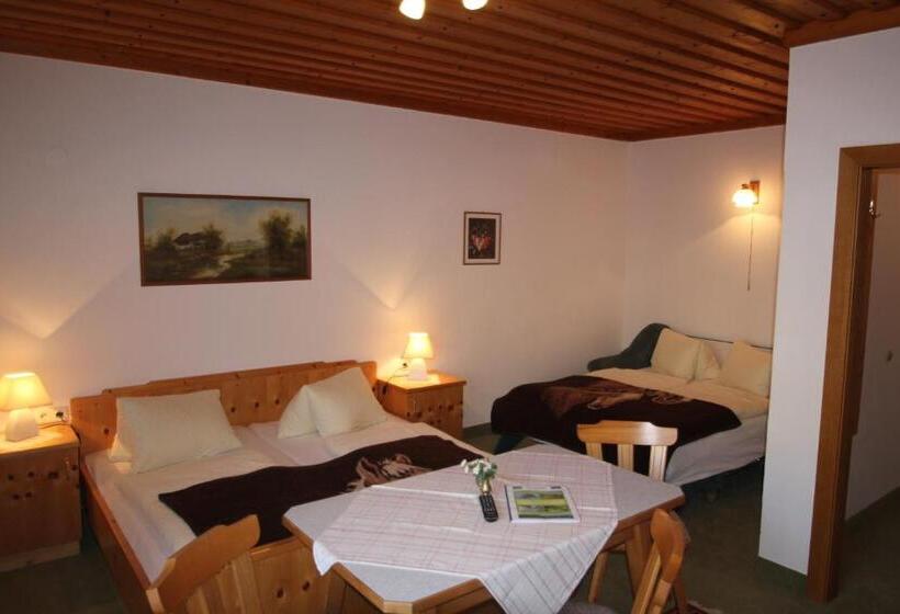 اتاق استاندارد چهار تخته, Pension Hubertushof Beim Römerbad