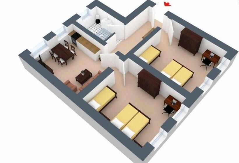 Апартаменты 1 Спальня, Altstadthotel Fürth