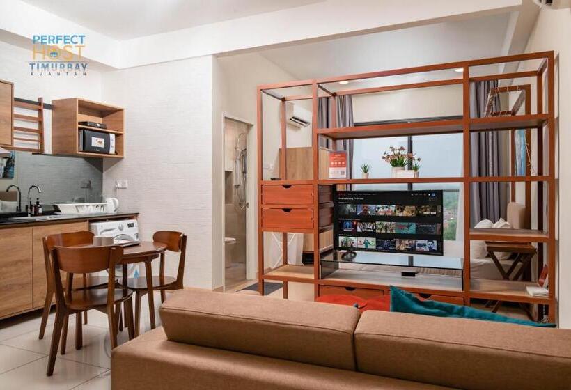 带1个卧室带花园景观的公寓, Timurbay Beachfront By Perfect Host