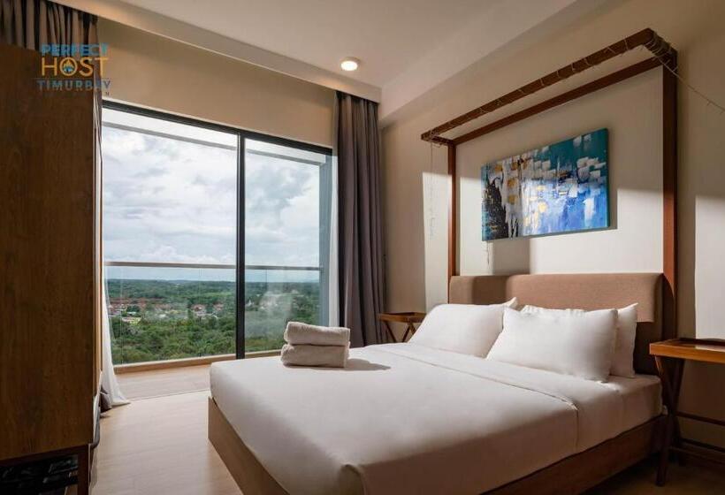 带1个卧室带花园景观的公寓, Timurbay Beachfront By Perfect Host