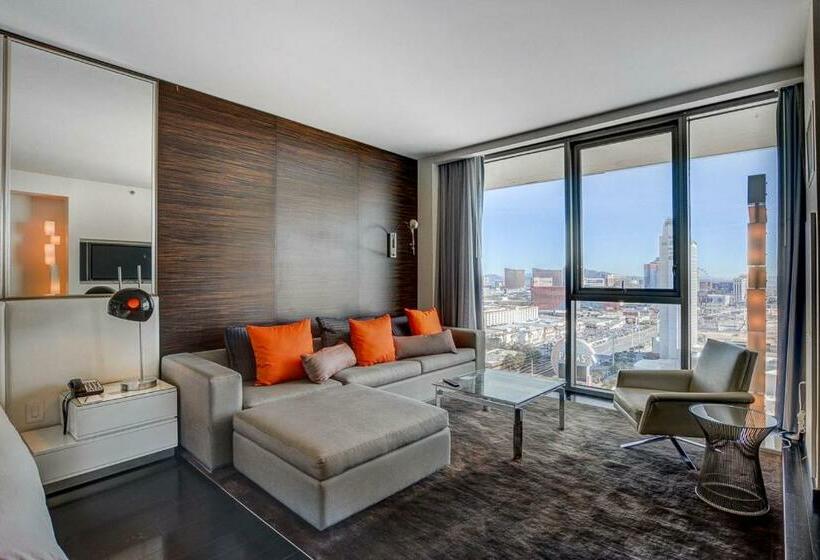 Apartamento 1 Dormitório, Luxury Studio Strip View No Resort Fee Palms Place