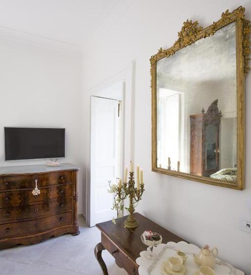 带花园景观的标准三人间, Palazzo Cacace Relais