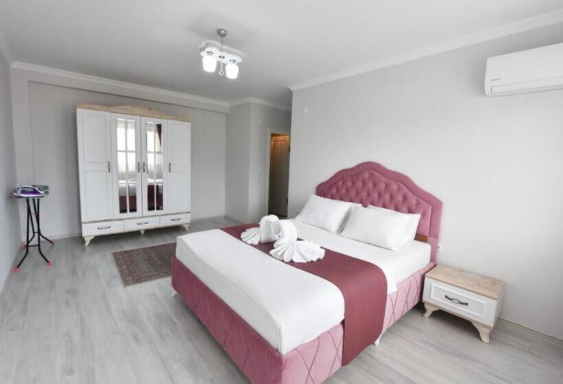 침실 1개 바다 전망 아파트, Asya Resi̇dence Otel