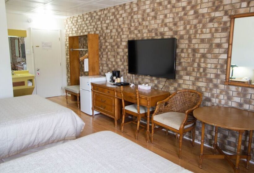 스탠다드 룸 더블 침대 2개, Auberge La Rocaille