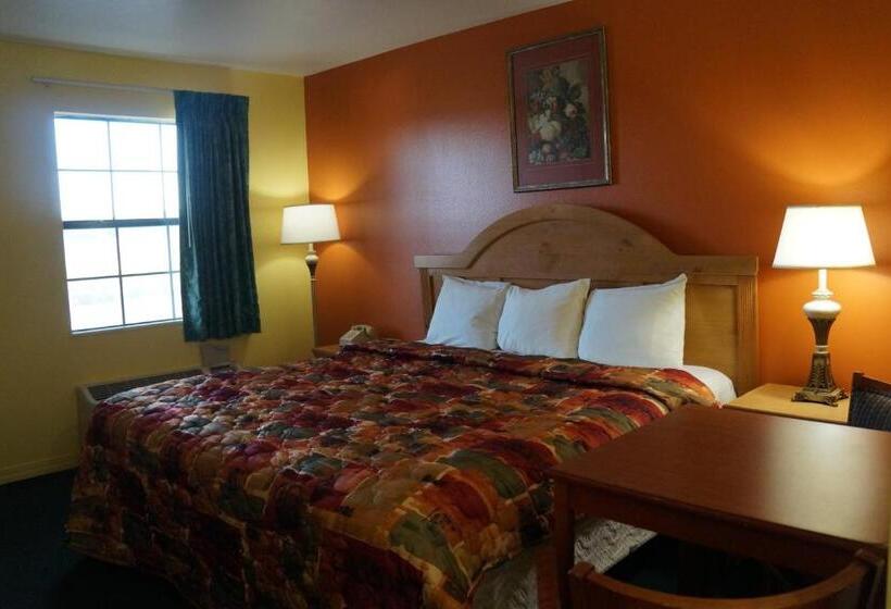 스탠다드 룸 킹사이즈 침대, American Inn Of Kinder