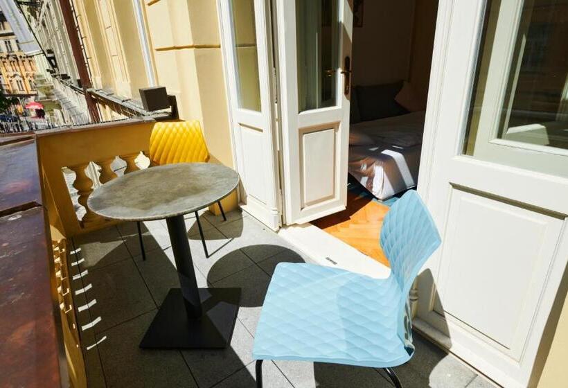 Apartamento 2 Quartos com Varanda, Residence Dlouha   Old Town
