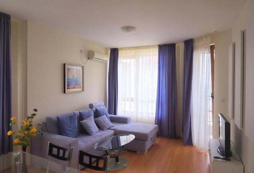 침실 1개 바다 전망 아파트, комплекс бяла виста до плажа   Complex Byala Vista Near The Beach