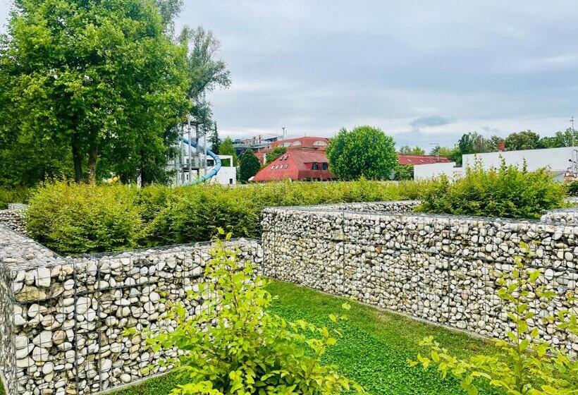 Апартаменты 1 Спальня с Террасой, Gyöngy Apartman